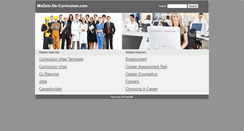 Desktop Screenshot of modelo-de-curriculum.com
